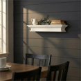 thumbnail image 1 of NovaSolo Halifax Medium Floating Wall Shelf in Pure White, 1 of 8