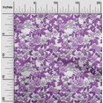 thumbnail image 2 of oneOone Polyester Lycra Purple Fabric Florals Craft Projects Decor Fabric Printed By The Yard 56 Inch Wide, 2 of 4