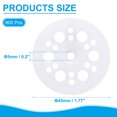 thumbnail image 2 of Unique Bargains Rondelles en Plastique 45mm, 800 Pcs Rondelles d'Isolation en Plastique Auto-Verrouillantes pour Panneau d'Isolation en Mousse Épingles d'Isolation, 2 of 7