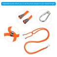 thumbnail image 3 of Unique Bargains Phone Lanyard, Adjustable Neck Lanyard with Transparent Lanyard Patch, Fluorescent Orange, 1 Count, 3 of 5