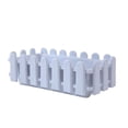 thumbnail image 2 of Dvkptbk Box Rectangular Fence Flower Pot Fence Pot Green Plant Pot Succulent Plng Pot 2Pcs Large Outdoor Planters Indoor Plant Pots Planter Boxes Outdoor Strip Plastic Purple, 2 of 8