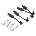 thumbnail image 1 of ANGGREK RC Car Body Clip Retainers, RC Car Body Shell Clips Rubber And Steel For Car Enthusiasts For Losi Lasernut U4 1/10, 1 of 8