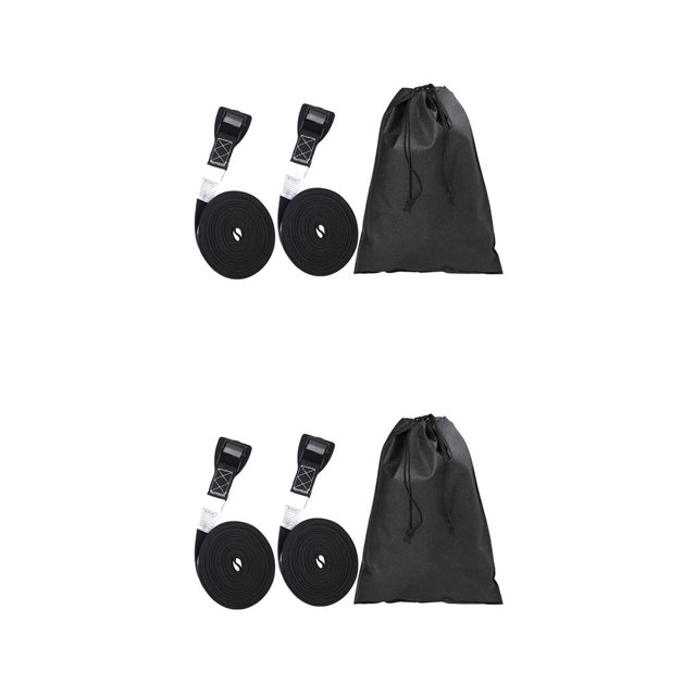Maoww Lot de 2 Courroies d'Arrimage Réglables, Ceintures de Tension en Nylon avec Boucle, Portables, pour Mort-Vélo et Bateau, Type1 NO1