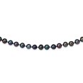 thumbnail image 1 of Collier de Perles d'Eau Douce de Culture Rondes Noires 14k 8-9mm (Poids : 50,68 Grammes, Longueur : 24 Pouces), 1 of 3
