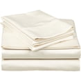thumbnail image 4 of 900 Thread Count 100% Egyptian Cotton 4-Piece Bed Sheet Set (1 Flat, 1 Fitted Sheet, 2 Pillow Covers) 27 Inches Deep Pocket Solid Pattern, 4 of 4