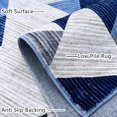 thumbnail image 2 of JV Home Runner Rug Arrow Blue 2'7" x 8' Hallway Soft Indoor Washable Rugs Anti Slip, 2 of 7