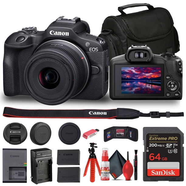 Canon EOS R100 Mirrorless Camera with 18-45mm Lens New (6052C012