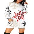 thumbnail image 2 of Ladies‘ Christmas Hoodie with Long Sleeves and Cartoon Print  featuring Pockets, 2 of 5