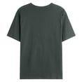 thumbnail image 4 of BOBOGOJP T-Shirt en Coton à Manches Courtes, Chandail Décontracté à Manches Courtes, T-Shirt à Rayures à Col Rond (Gris Foncé,m), 4 of 5