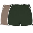 thumbnail image 3 of AherBiu 2pc Womens Shorts Elastic Waist Wide Leg Running Dance Short Loose Workout Athletic Sweat Shorts, 3 of 5