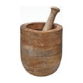 thumbnail image 1 of Mango Wood Mortar & Pestle 5.5", 1 of 4