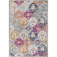 thumbnail image 2 of Rug Branch Savannah 2' x 2' (Exact Size: 2'3" x 2') Mid-Century Modern Modern Indoor Doormat Rug, Rust Grey, Contemporary Entryway, Hallway, Bathroom, and Kitchen, 2 of 4
