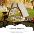 thumbnail image 3 of Weiweiguan 1Pc Camping Stove Toaster Camper Toaster Bread Toast Rack Kitchen Gadget, 3 of 6