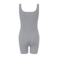 thumbnail image 5 of Yuyuzo Women Workout Jumpsuits Ribbed Square Neck 1 Piece Seamless Tank Top Sleeveless Rompers, 5 of 5