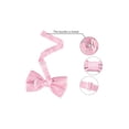 thumbnail image 3 of INSPIRE CHIC Accessoires de Nœud Papillon pour Homme Sangle Ajustable Formel Uni Smoking Pré-Noué Rose, 3 of 5