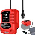 thumbnail image 1 of Solar Charger Adapter for Einhell 18V Battery,Portable,Outdoor Work,Camping, 1 of 7