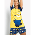thumbnail image 1 of Minion Pyjama Ensemble 2 Pcs - Manches Courtes - Femmes TP-TG, 1 of 4