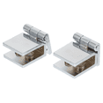 thumbnail image 1 of Milisten 2Pcs Display Cabinet Hinge Zinc Alloy Silver Smooth Opening Wine Cabinets, 1 of 8