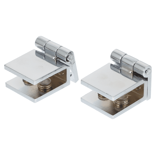 Milisten 2Pcs Display Cabinet Hinge Zinc Alloy Silver Smooth Opening Wine Cabinets