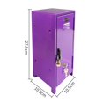thumbnail image 2 of Langgg Small Makeup Storage Cabinet Vertical File Cabinet for Cotton Pad Entryway Purple, 2 of 8