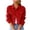 Red, variant on Meichang Cropped Denim Jacket for Women Solid Color Basic Long Sleeve Jean Jacket Coat Fall Casual Button Down Trucker Coat with Chest Pockets Pink XXL