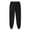 Black, variant on Costeam Women Fleece Lined Jogger Pants Elastic Drawstring Waist Solid Color Thickened Warm Sweatpants Loose Fit Plus Size Cuffed Ankle Athletic Running Workout Trousers with Side Pockets