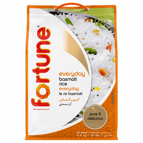 Riz basmati quotidien FORTUNE, 10Lbs