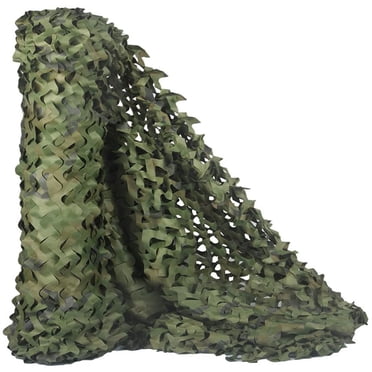 Filet Camouflage en Rouleau pour Chasse, Décoration Militaire, Pare-Soleil, 1,5 m x 2,5 m (4,9 Pi x 8,2 Pi)