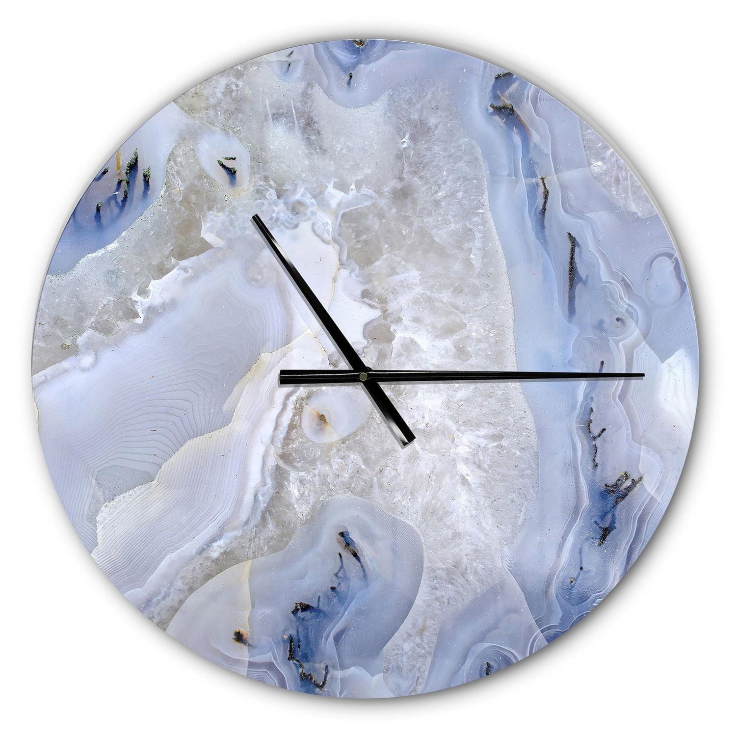 Designart 'Agate Stone ' Modern wall clock - Walmart.ca