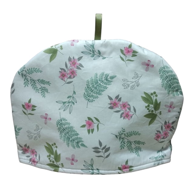 MesaSe 2Pcs Tea Cozy Vintage Comfortable Fabric Flower Printed Tea Cosy for Tea Pot