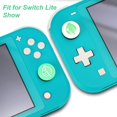 thumbnail image 4 of 9-in-1 Switch Lite Console Accessory Kit, with Screen Protector, Joystick Keycaps, Transparent Case, DIY Stickers, Carrying Bag, Wrist Strap, 4 of 7