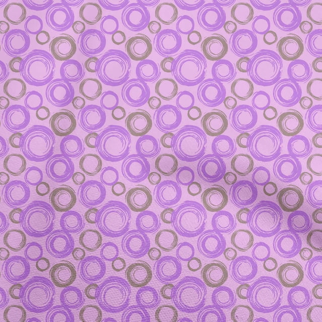 oneOone Cotton Poplin Amethyst Fabric Abstract Fabric For Sewing Printed Craft Fabric By The Yard 56 Inch Wide