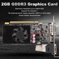 thumbnail image 2 of GT730 Graphics Card , 64Bit 810MHZ 2GB DDR3 Graphics Card, 2560x1600 PC Video Card, PCI Express 2.0, with DVI I, VGA, HDMI Interface (GT730 2GB GDDR3), 2 of 7