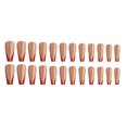 thumbnail image 1 of ruzhgo Length Coffin Fake Nail Scratch Resistant Press-on Fingernails Removable Trimble Nail Tip Adjustable Manicure Stickers Girls Type 1 Type 33, 1 of 6