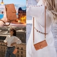 thumbnail image 5 of iPhone 15 Plus Case ,Zipper Handbag Wallet Leather Cover with Crossbody Detachable Lanyard Strap, 5 of 5