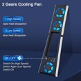 thumbnail image 3 of AARONMEI PlayStation 5 Slim Console Hôte Ventilateur de Refroidissement Refroidisseur Accessoires Externes LED Bleu, 3 of 7
