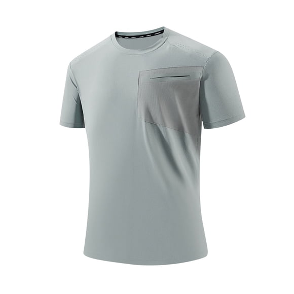 Cameland Mens Workout Tops Quick-Dry Fit Short Sleeve Moisture Wicking Athletic T-Shirts Big And Tall Mens Gym Active Sport Clothes