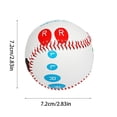 thumbnail image 3 of BotaniNest 9 Inch Soft Baseball For Kids Ideal For School Training Youth Games And Practice Durable Lightweight Softball, 3 of 5