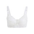 thumbnail image 1 of INSPIRE CHIC Women Full Cup Bras Breathable Comfort Floral Lace Full Coverage Non Padded Underwired Bra 38/85 Fit 36B/C White, 1 of 5