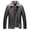 Black, variant on AnuYalue Faux Leather Jackets for Men Warm Lapel Full Zipper Bomber Jacket Fall Winter Slim Fit Motorcycle Coat Vintage Soild Color Outwear