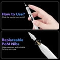 thumbnail image 2 of Stylus Pen for iPad 2018-2025, Faster Charge, LED Display, Tilt Sensitivity, Pixel Precision, Stylus Pen for iPad 11/10/9/8/7/6th Gen, Pro 12.9/11/13-inch M4, Air 3/4/5/M2/M3, Mini 5/6th, White, 2 of 7