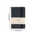 thumbnail image 3 of A6 Leather Journal Notebook with 160 Lined Pages, Hardcover Bound, 100gsm No-Bleed Paper & Inner Pocket - Perfect for Writing, Travel, and Gift Giving, 3 of 6