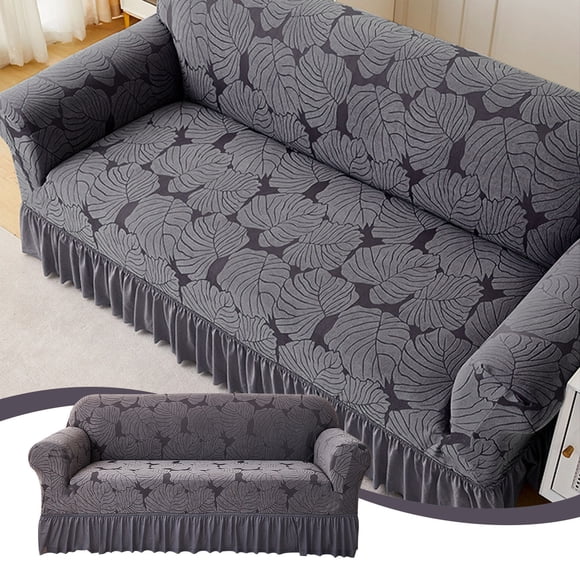 Sales Today Clearance! Reversible Water Resistant Sofa Cover with Elastic Straps and Foam Sticks for Pet Protection