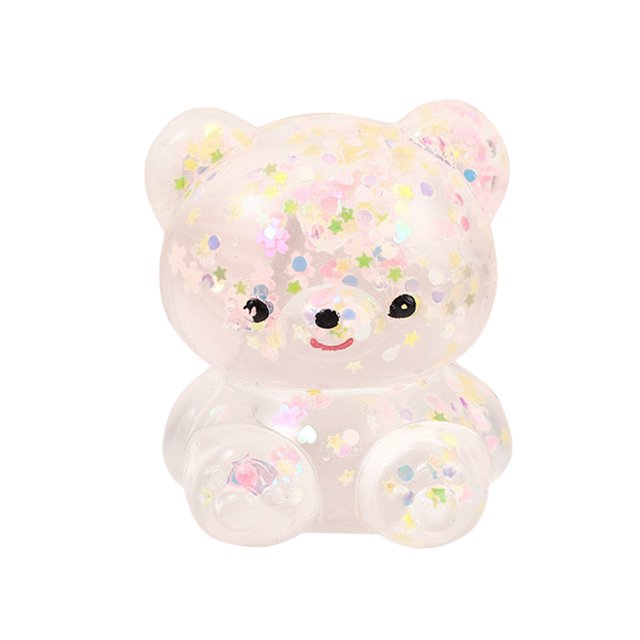 Dvkptbk Poupée Nouvelle Poupée Jouets de Noël Musique Pincée Sequins Jouets de Décompression Outils de Décompression en Liquidation
