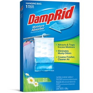 WM Barre & Déshumidificateur FG80 Damprid; Granules en style sac suspendu; 14 Ounce; non rechargeable; parfum frais; simple