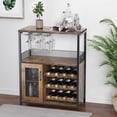 thumbnail image 3 of AKDSteel Wine Bar Cabinet - Large Capacity Liquor Cabinet with Storage, Adjustable Shelves for Glassware, Sturdy MDF Construction, Easy Assembly Wine Rack Ideal for Dining Room Bar & Kitchen, 3 of 9