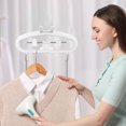 thumbnail image 1 of PAMINGONO Portable Steamer Stand for Clothes Garment Hanger for Steaming Clothes White for Home Use 1Pcs, 1 of 8