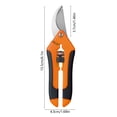 thumbnail image 3 of YoGold Pruning Shears for Gardening, Ultra Sharp Garden Scissors for Precise Cuts, Stainless Steel Bonsai Clippers with Spring Loaded Pruners Bypass Pruning Shears For Your Garden Orange, 3 of 6