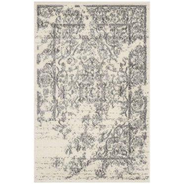 Safavieh Adirondack Collection ADR101B Ivory and Silver Oriental Vintage Area Rug (12' x 18')