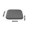 thumbnail image 3 of Yhmxh Home Decor Spring Decor Detachable And Washable Seat Slow Recovery Sponge Chair Cushion For Kitchen Dining Classroom Office Or Car All Year Round Non-Slip Bottom Milk Fiber seat cushion, 3 of 6